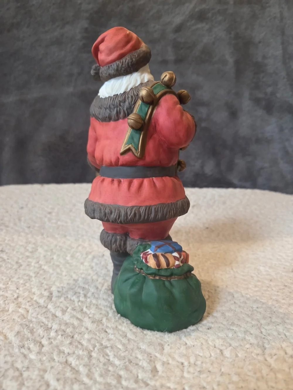 Traditions Red Porcelain Collectible Santa Claus Figurine